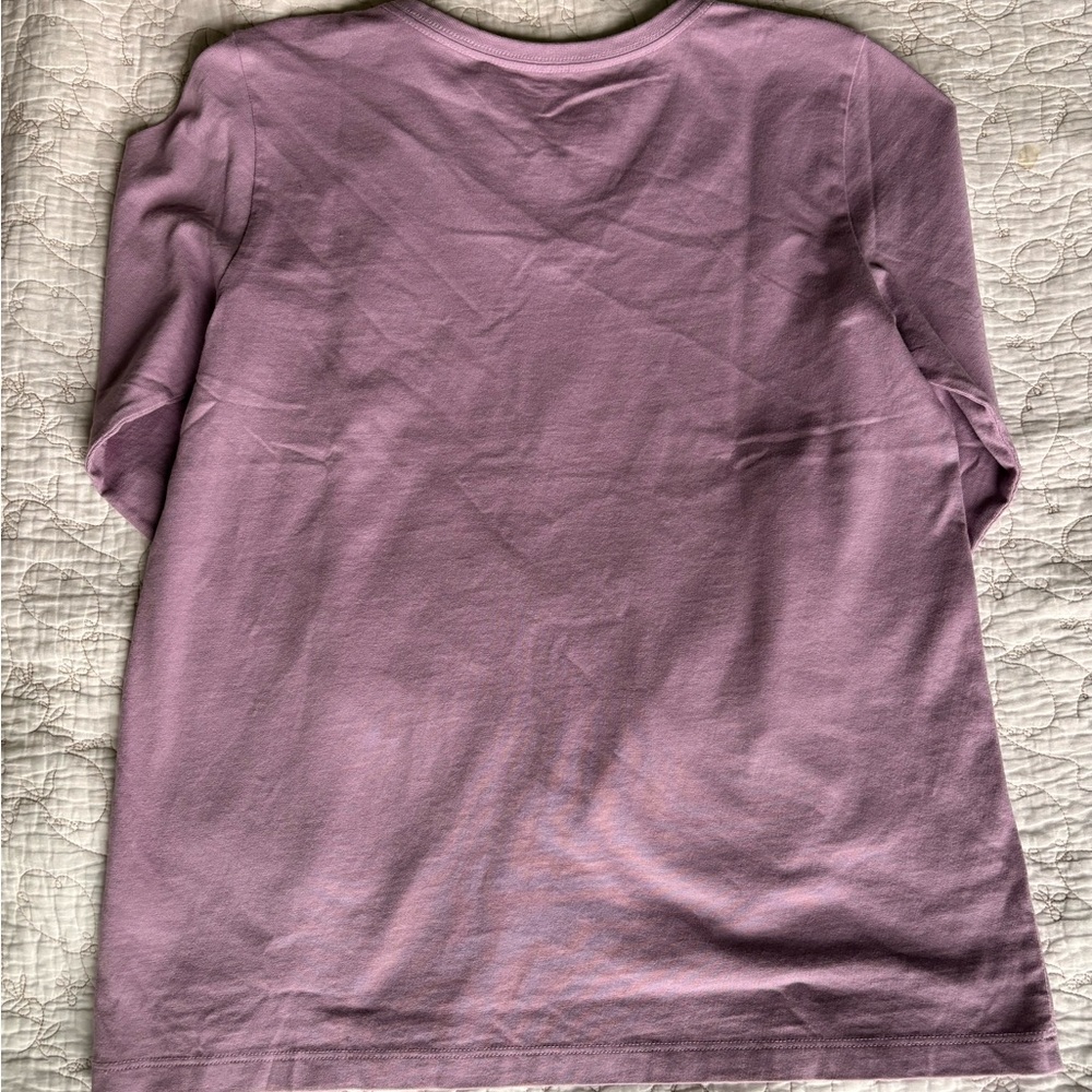 Longsleeve Adirondack Crusher Tee by Life is Good—Lilac - Picture 6 of 6